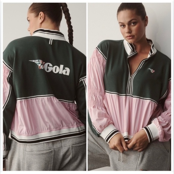Gola Jackets & Blazers - Gola x Anthropologie Hat Trick Windbreaker